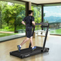 4.75HP 2 In 1 Folding Treadmill with Remote APP Control