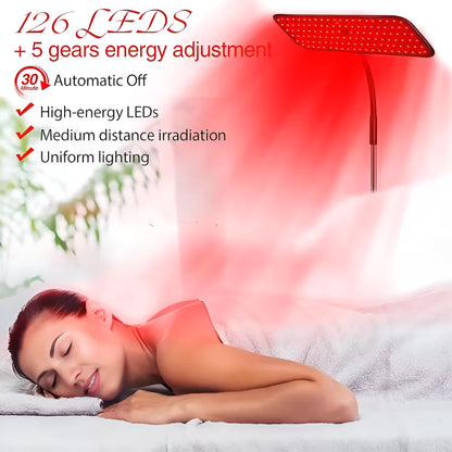 660Nm &850Nm near Infrared Light Device 25W LED Red Light Therapy Lamp with Stand Facial Skin Care for Relief Muscle Joint Pain