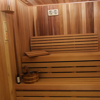 Carbon Smart Saunas - 5' x 6' x 8' - by Finnish Sauna Builders