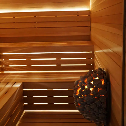 Carbon Smart Saunas - 4' x 7' x 8' - by Finnish Sauna Builders