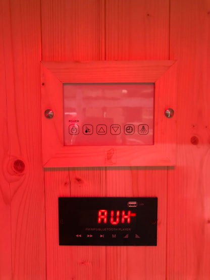 2-Person Infrared Sauna Cabin | IR-A + Ionizer
