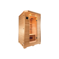 3-Person Pine Wood Infrared Sauna Cabin | IR-A + Ionizer