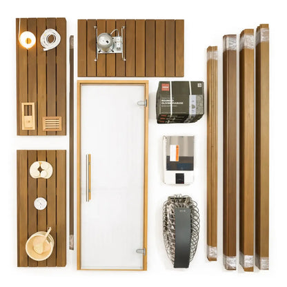 Carbon Smart Saunas - 8' x 8' x 8' - by Finnish Sauna Builders
