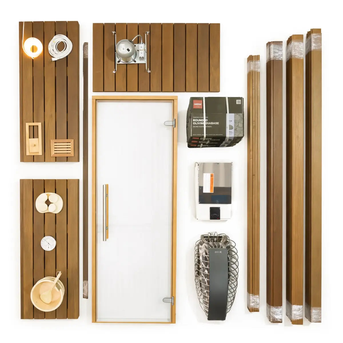 Carbon Smart Saunas - 6' x 10' x 8' - by Finnish Sauna Builders